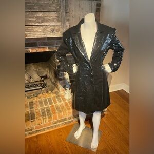 Windsor Kristina sequin blazer black mini party dress Size S Small